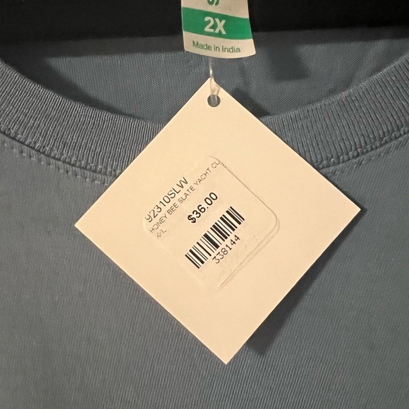 Sea Blue Yacht Club Tee Shirt Size 2XL From 30A Boutique Coastal Graphic New - Picture 4 of 4